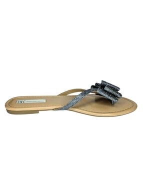 INC International Concepts Women's Sparkle Sandals - Black and Tan